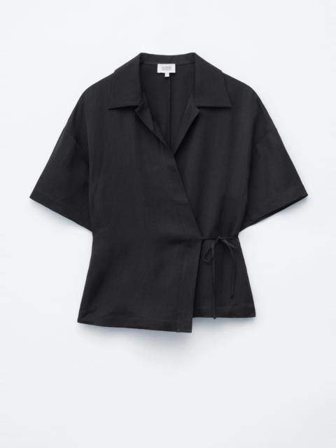 & Other Stories Wrap Short-Sleeve Shirt