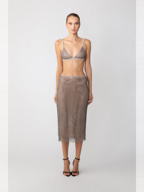 SAU LEE CARTER CRYSTAL SKIRT
