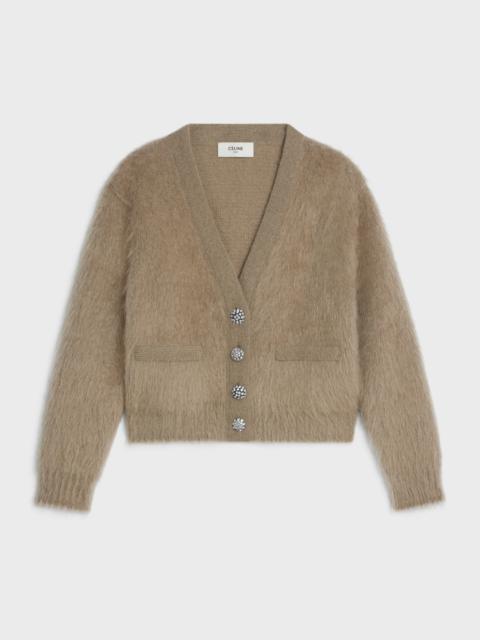 CELINE cardigan jacket in brushed mohair