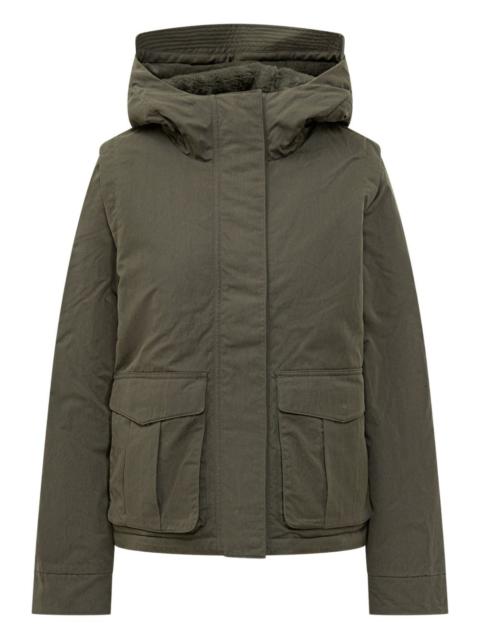 K-WAY Ideler press-stud fastening hooded jacket