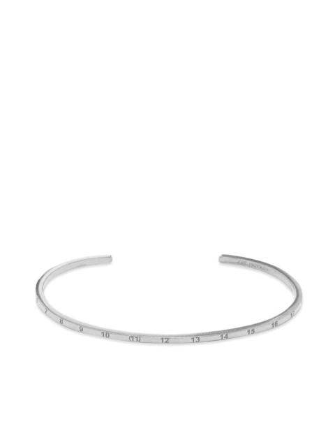 Maison Margiela Maison Margiela Fine Branded Cuff Bangle
