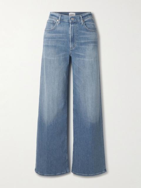 Citizens of Humanity Lyra Long mid-rise wide-leg jeans Light denim