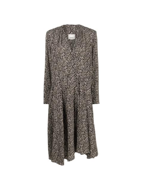 Isabel Marant V-neck shift midi dress