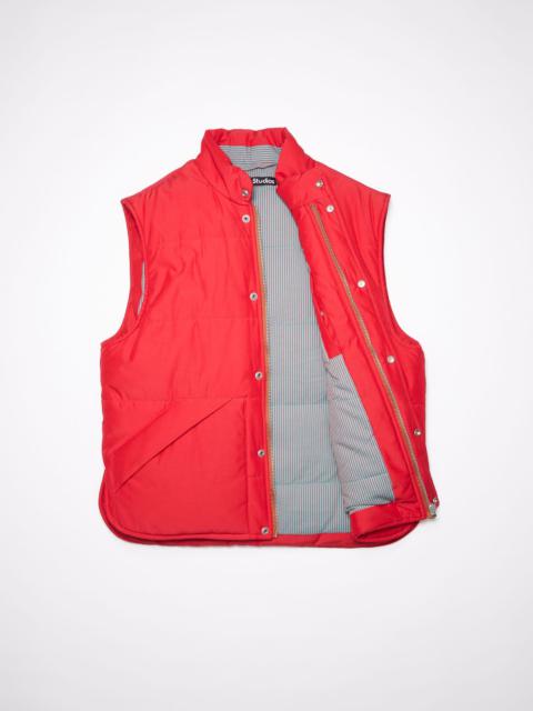 Acne Studios Padded vest - Bright Red