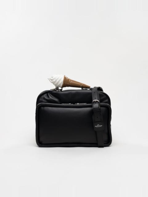 Maison MIHARAYASUHIRO "TOY" Soft Serve Handle Square Leather Pocket Bag