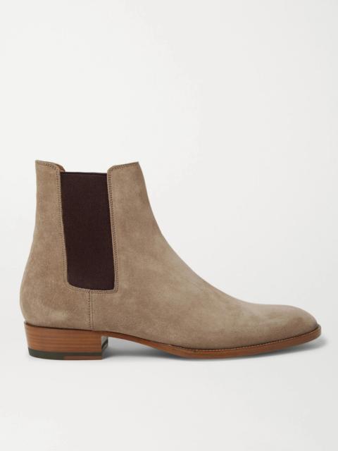 SAINT LAURENT Wyatt 30 Suede Chelsea Boots
