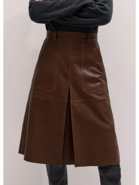 ME+EM Luxe Pleat Midi Skirt