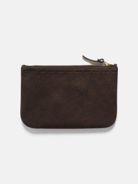 visvim Leather Travel Pouch Dk. Brown