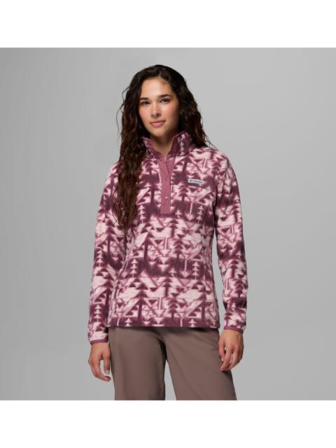Columbia Women's Benton Springs Printed Half Snap Fleece Pullover