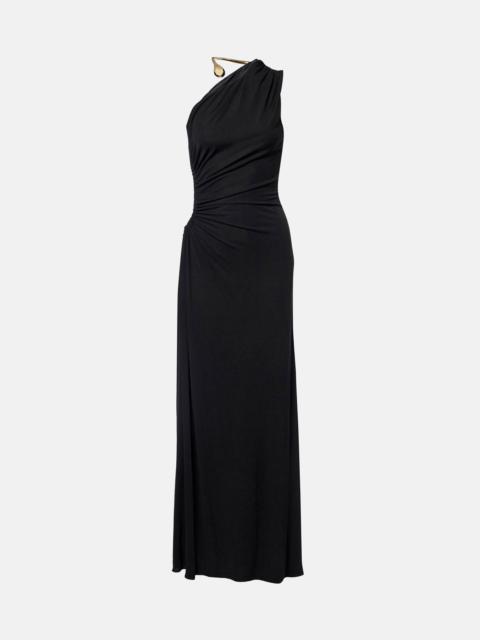 Bottega Veneta Cutout one-shoulder jersey crêpe gown