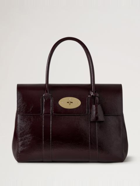 Mulberry Bayswater Deep Aubergine Patent