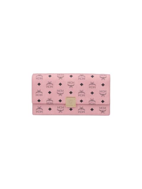 MCM LARGE WALLET WITH LOGO SHOULDER STRAP