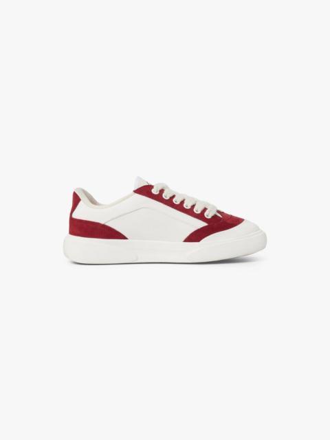 CASABLANCA Men's White & Burgundy Del Mar Sneaker | Casablanca Paris