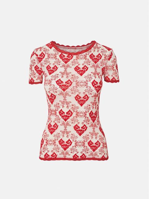 POSTER GIRL SCARLETT TEE RED