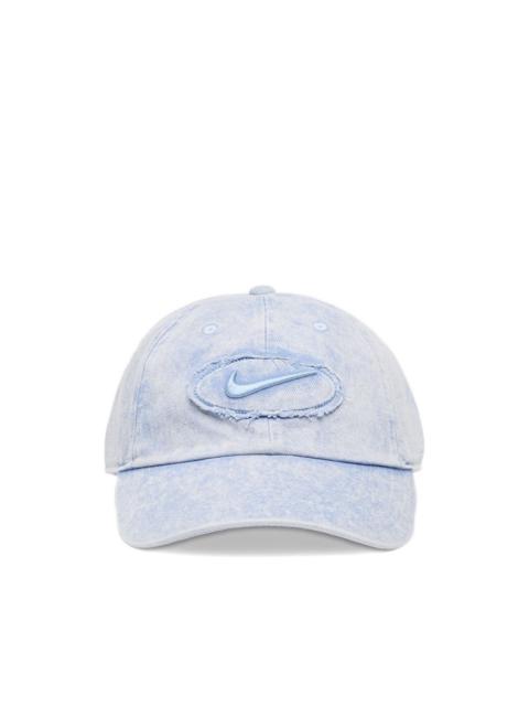 Nike Club distressed-denim cap