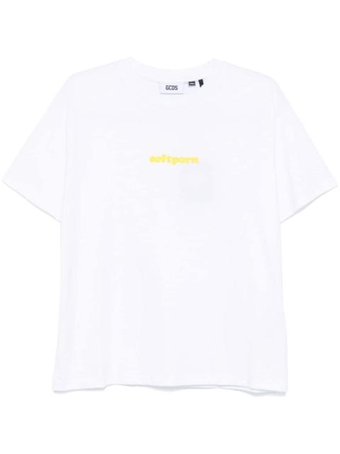 GCDS embroidered-motif T-shirt
