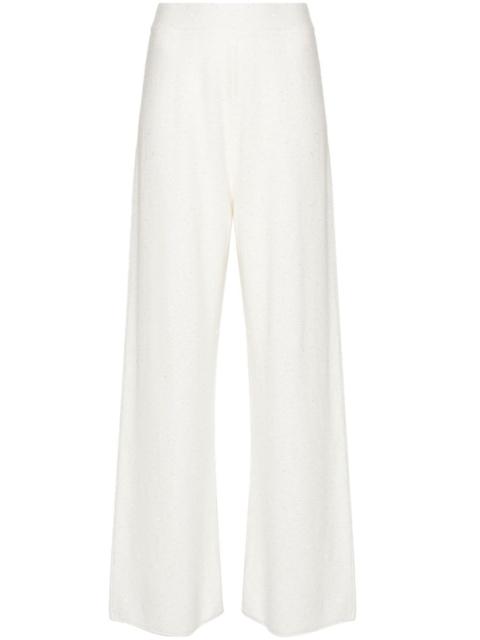 FABIANA FILIPPI sequin-embellished knitted trousers