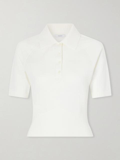 Givenchy Cropped Cotton-blend Polo Shirt