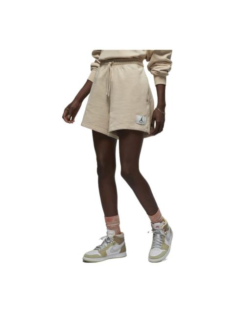Jordan (WMNS) Air Jordan Essential Fleece Shorts 'Tan' DM3242-126