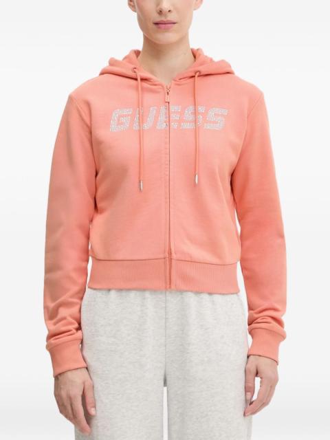GUESS USA logo-embellished hoodie