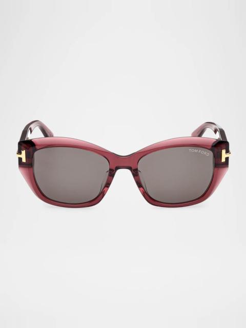 TOM FORD 54MM Butterfly Sunglasses