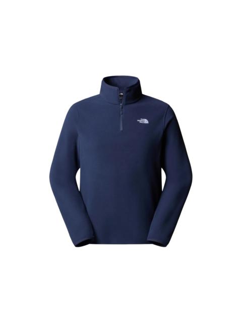 The North Face The North Face Glacier Fleece 1/4 Zip Hoodie Summit Navy