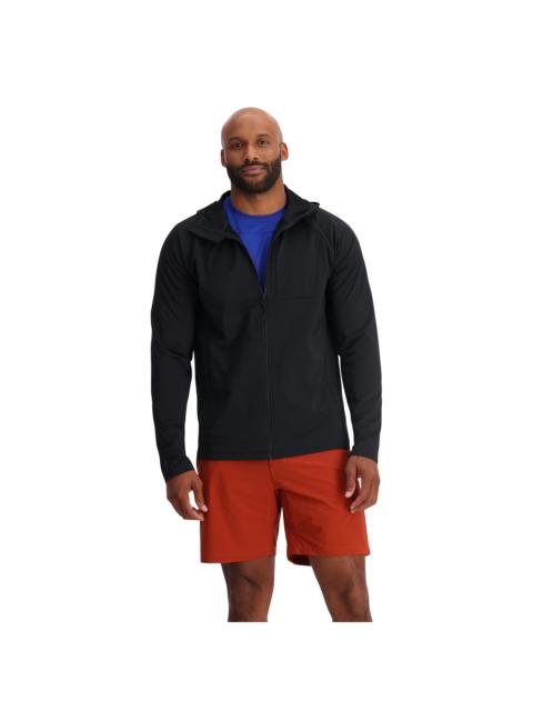 SPYDER Mens Gridweb Hoodie - Black