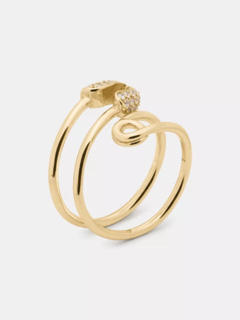 kate spade Bits And Baubles Safety Pin Ring
