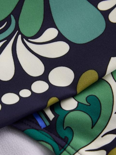 BODEN Classic Fold Bikini Bottoms-French Navy, Bloom Tapestry
