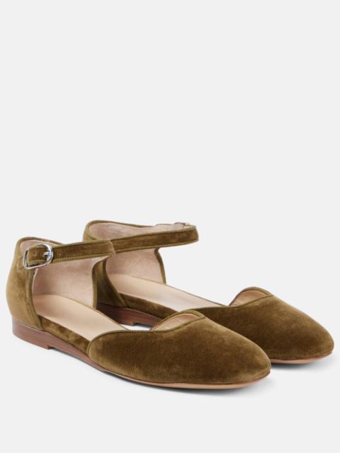 LE MONDE BÉRYL Velvet flats