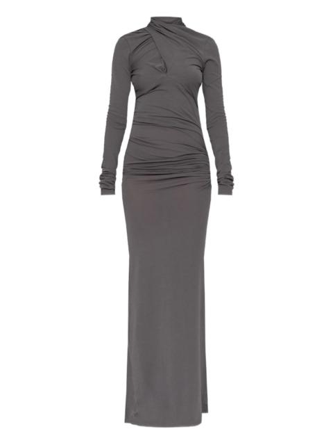 entire studios draped long-sleeve maxi dress