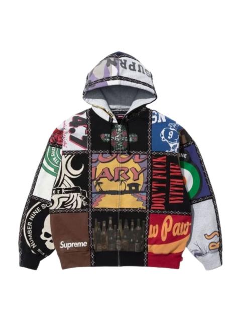 Supreme Supreme FW25 x Number (N)ine Patchwork Zip Up Hooded Sweatshirt 'Multicolor' FW25SW65-MULTICOLOR