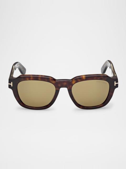 TOM FORD Men's Icon Collection Acetate Square Sunglasses