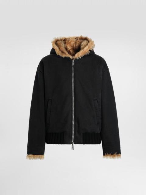 Dolce & Gabbana Reversible hooded sweatshirt