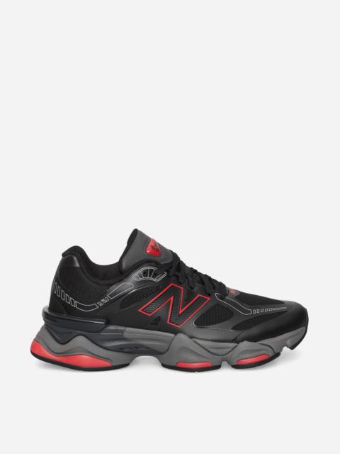 New Balance 9060 Sneakers Black / Fire Cracker