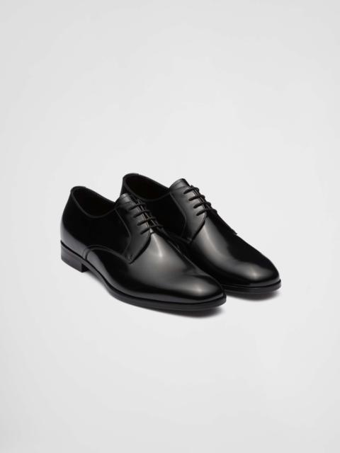 Prada Brushed leather derby shoes