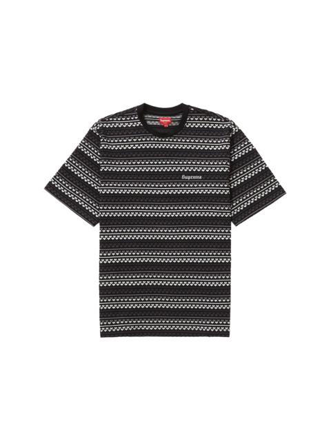 Supreme Supreme Hearts Jacquard S/S Top Black