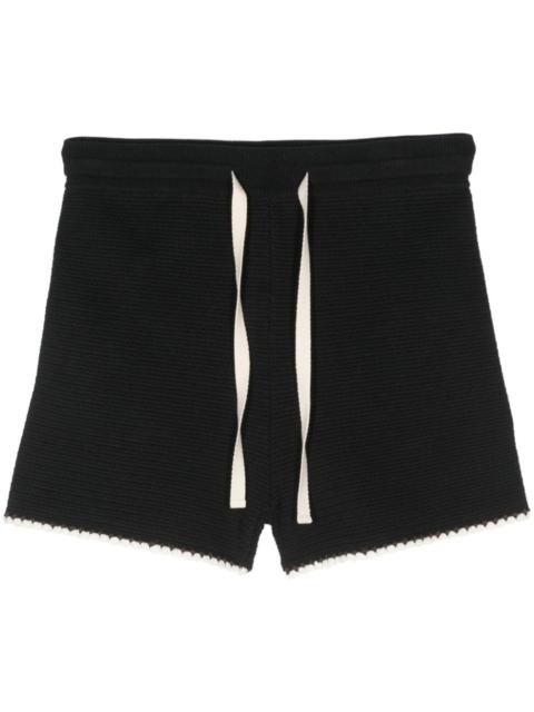 Jil Sander knitted cotton shorts