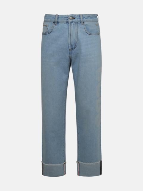Light blue cotton jeans