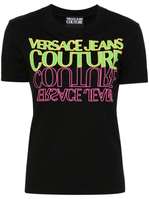 VERSACE JEANS COUTURE logo-print cotton T-shirt
