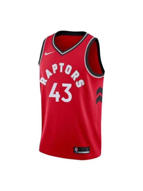 Nike Nike NBA Basketball Sports Jersey SW Fan Edition Toronto Raptors 4 No. 3 Red 904143-657