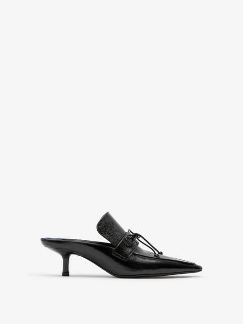 Burberry Leather Storm Mules