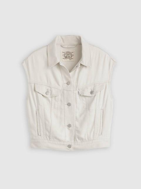 Levi's SHRUNKEN '90S LINEN BLEND LIGHTWEIGHT VEST