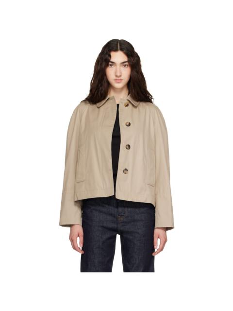Burberry Beige Tropical Gabardine Jacket