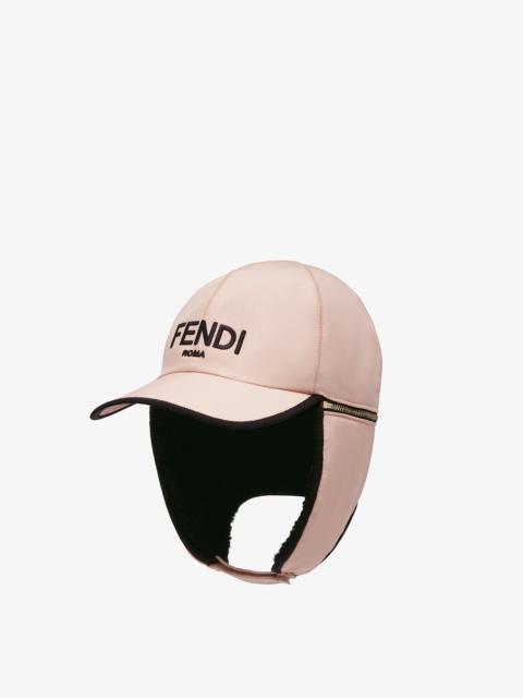 FENDI Pink nylon baseball cap