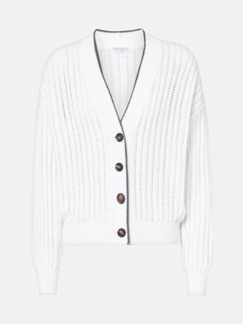 Brunello Cucinelli Ribbed-knit cotton cardigan