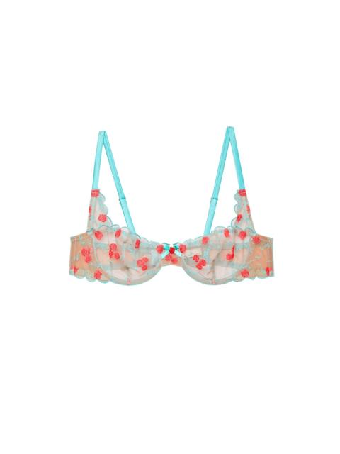 Fleur du Mal Rose & Vine Embroidery Balconette