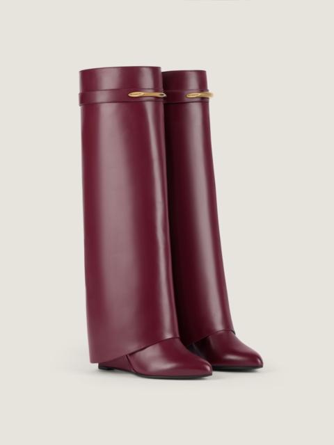 Givenchy SHARK BOOTS IN LEATHER