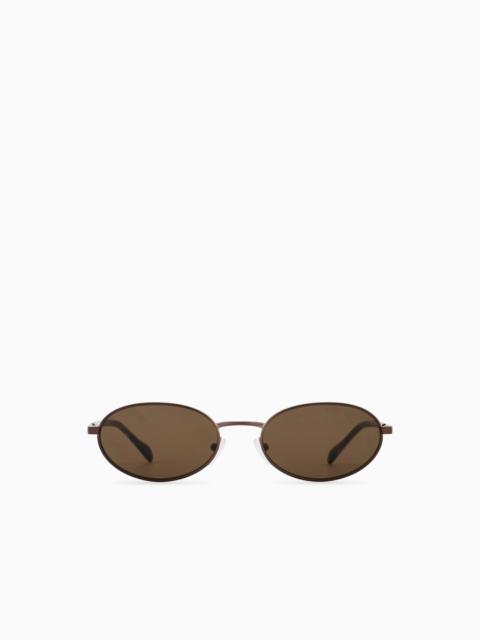 EMPORIO ARMANI UNISEX OVAL SUNGLASSES