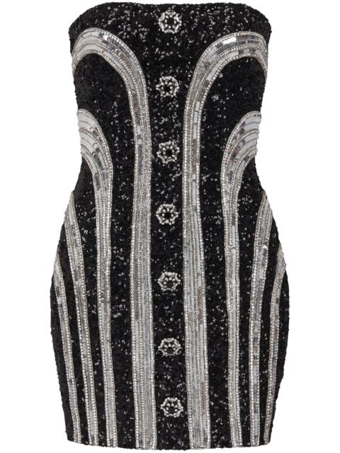 Balmain Sequin Short Dress